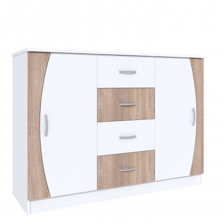 Comoda KF6, 121x44x90 cm, Sonoma [3]