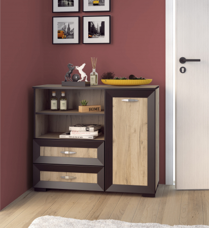 Comode - Comoda Kuba, 100x44x86 cm, Stejar K002
