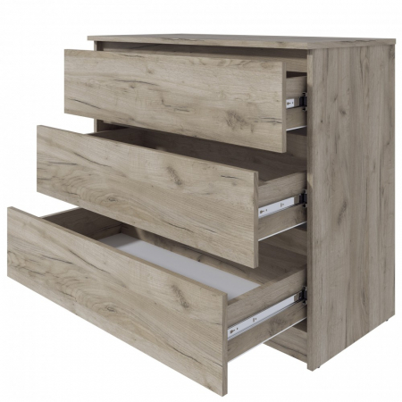 Comoda MP5 3S, 90x44x80 cm, Stejar k002 [4]