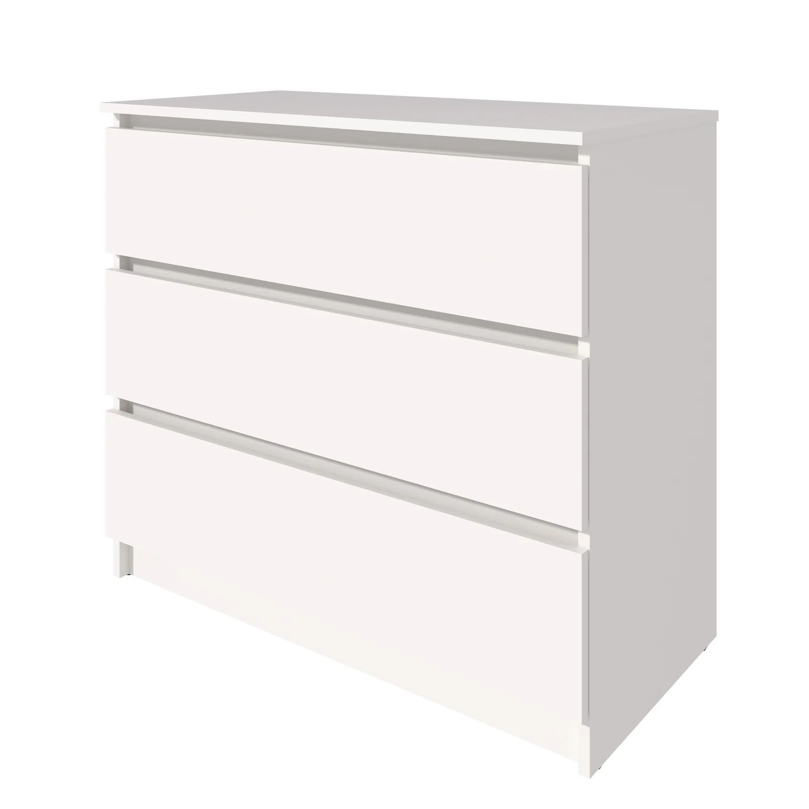 Comoda MP5 3Sertare, 90x44x80 cm, Alb [2]