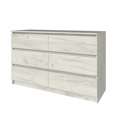 Comoda MP6 6S,130x44x80 cm, Stejar K001 [3]
