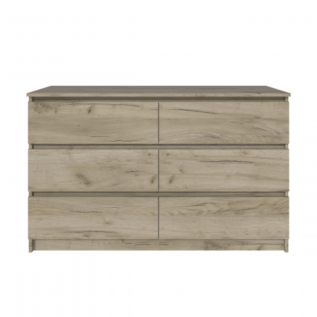 Comoda MP6 6S,130x44x80 cm, Stejar K002 [2]