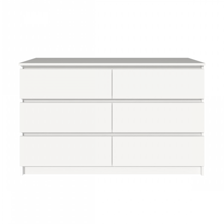 Comoda MP6 6Sertare, Alb [2]