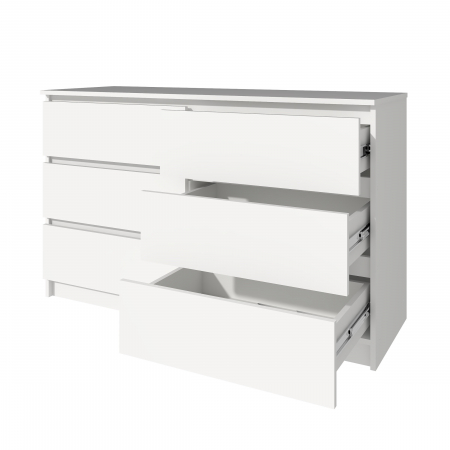Comoda MP6 6Sertare, Alb [4]