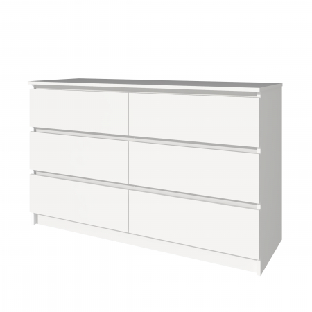 Comoda MP6 6Sertare, Alb [3]