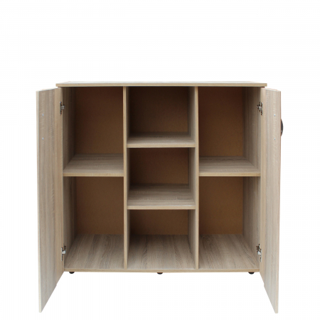 Comoda Tineret, 120x45x95 cm, Sonoma+Truffe [2]