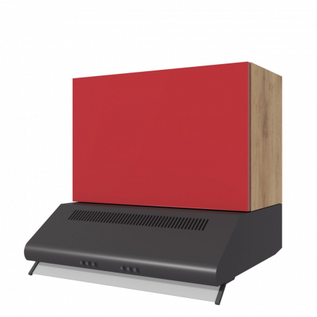 Corp Chelsea, hota clasica, 60-1u, Stejar k003 + Acril Rosu [2]