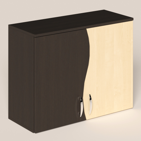 Dulapuri - Corp superior Paula  80x30x60cm  Wenge/Mesteacan