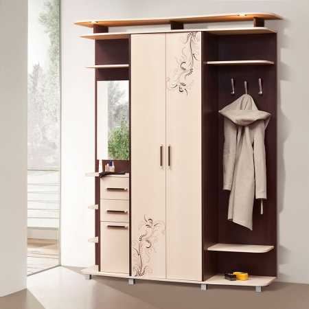 MIC MOBILIER - CUIER SILUET 3 WENGE+MESTEACAN