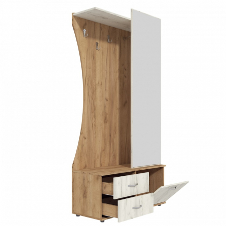 Cuier Tony, 100x40x203 cm, Stejar k003/k001 [4]