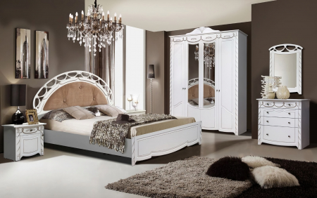 MOBILIER DORMITOR - Dormitor Jasmin Crem