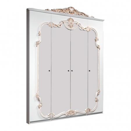 Dormitor Rosalia Alb+Auriu [5]