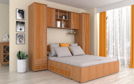 Dormitor Tineret, Fag+Cires 227x51/205x200 cm [0]