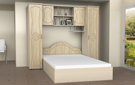 Dormitor Tineret Mdf Mesteacan [0]