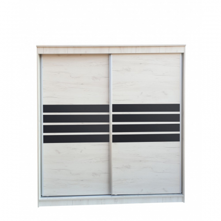 Dulapuri - Dressing 2 usi Luca, 200x60x200 cm, stejar K001