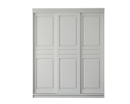 Dressing BD05 Alb, 160x55x200cm [5]