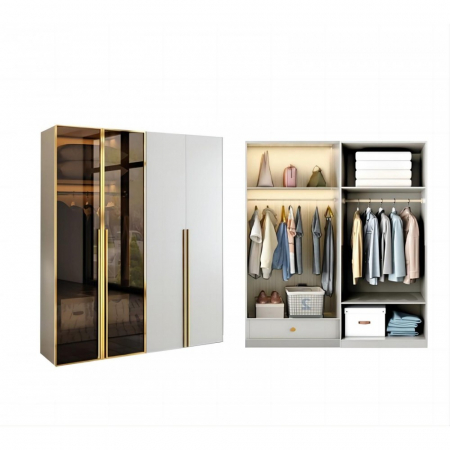 DRESSING MONTREAL MDF ALB 140x55x200 [0]