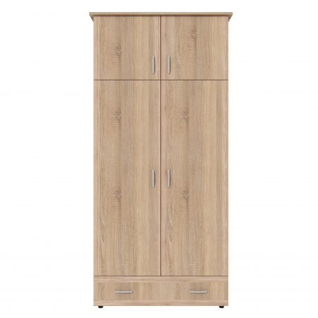 Dulap 2 Usi Soft, 95x51x203 cm, Sonoma [2]