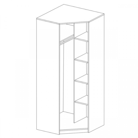 Dulap 3 Usi (pe colt) Ro Sonoma [2]