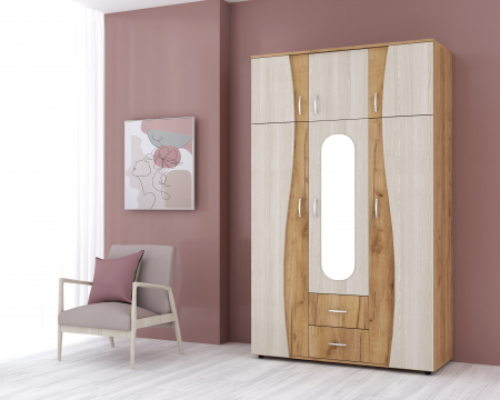 Dulapuri - Dulap 3Usi S 120x50x198 cm K003+Kiruna