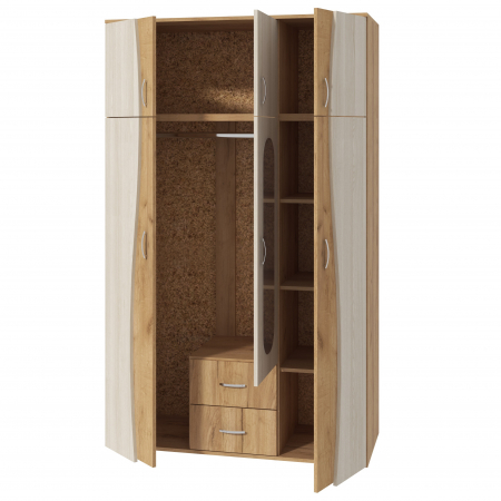 Dulap 3Usi S 120x50x198 cm K003+Kiruna [4]