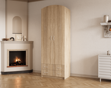 Dulap-4 ( 2U+2S ) Ro, 74x54x212 cm Sonoma [1]