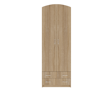 Dulap-4 ( 2U+2S ) Ro, 74x54x212 cm Sonoma [3]