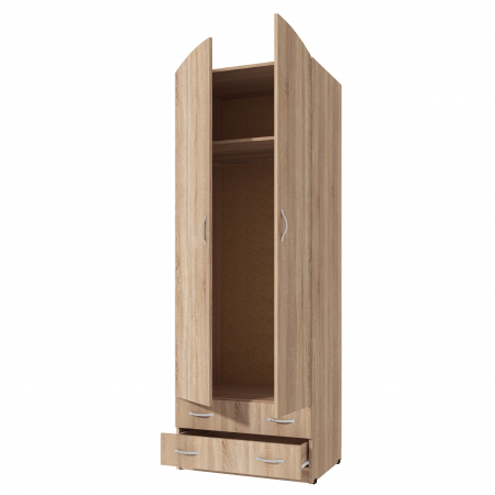 Dulap-4 ( 2U+2S ) Ro, 74x54x212 cm Sonoma [4]