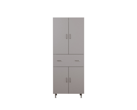 Dulap 4Usi -1S , 70x35x180 cm Alb [4]
