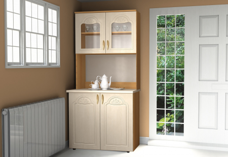 Dulapuri - Dulap 90 UK MDF, 91x33/60x197 cm
