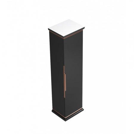 MOBILIER BAIE - Dulap baie Hermes, 39x141x31cm, Negru