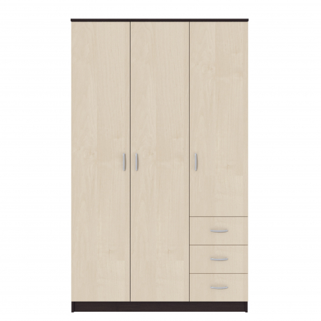 Dulap Ionut,120x50x200 cm, Wenge+Mesteacan [2]