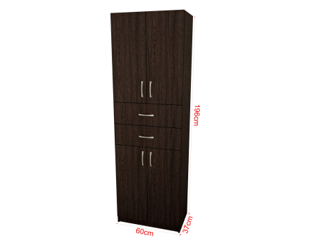 Dulap KSC-11 Ro, 60x37x196 cm Wenge [8]