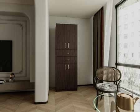 Dulap KSC-11 Ro, 60x37x196 cm Wenge [1]
