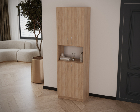 MOBILIER DORMITOR - Dulap KSC-5 RO, 60x37x196 cm, Sonoma