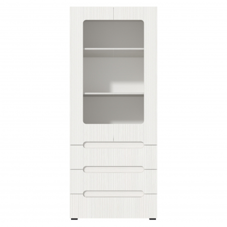 Dulap Stil-21, 80x46x195 cm Alb [2]