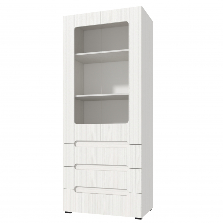 Dulap Stil-21, 80x46x195 cm Alb [3]