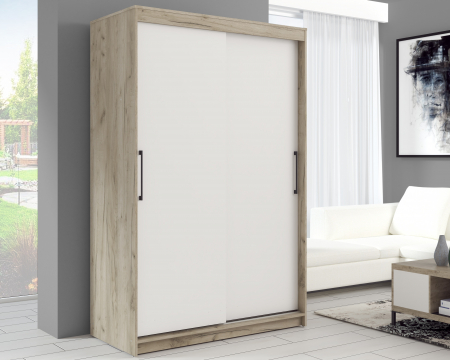Dulapuri - Dulap UC MP1, 150x60x200 cm, Stejar K002/Alb