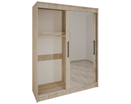 Dulap UC MP2, 150x60x200 cm, Stejar K002 [9]