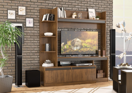 Living Set - Living Berna Nuc+Wenge 170X46X180CM