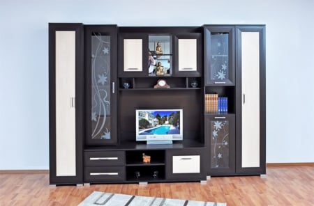 Living Set - Living Carolli C1 Wenge+Mesteacan