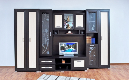 Living Set - Living Carolli C2 Wenge+Mesteacan