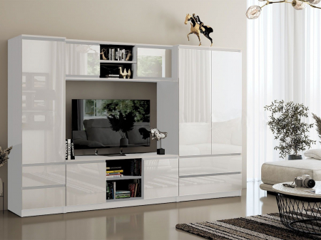 Living Set - Living Chelsea Alb Acril 270x190x51cm
