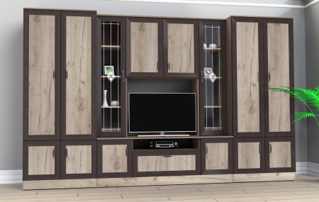 Living Set - Living Natalia, 320x51x200 cm, Stejar K002
