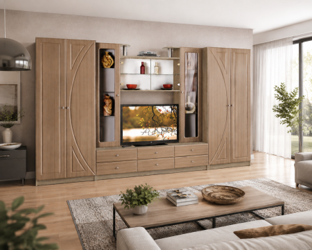 Living Set - Living Omega Ciocolata 340x50x231 cm
