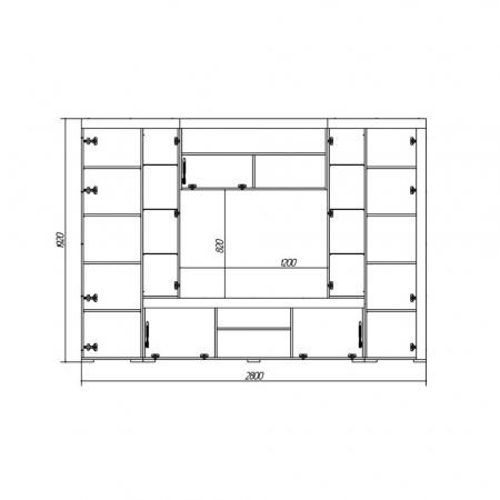 Living Triumf Sonoma 280x51x192 cm [1]