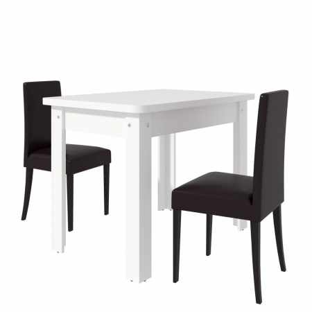 Masa Bucatarie KC-6 Ro Alb 100x67x77 cm [2]