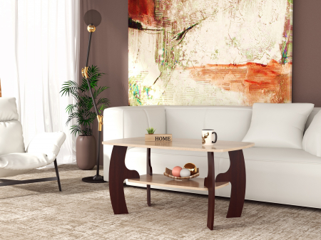 MIC MOBILIER - Masa Cafea Malvina Nuc+Sonoma