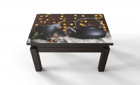Masute - Masa Transformer Butterfly Print 8 Wenge