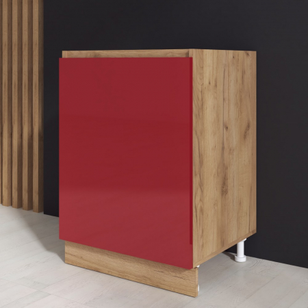 Masca chiuveta Chelsea, 60-1u, Stejar K003 + Acril Rosu [0]